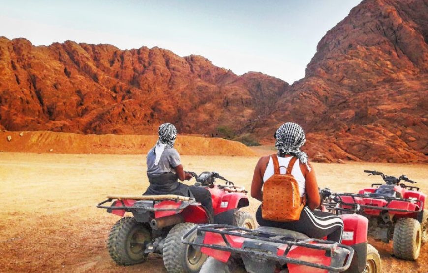 Desert Safari in Hurghada The morning Quad Bike Safari tour lasts 3 hours