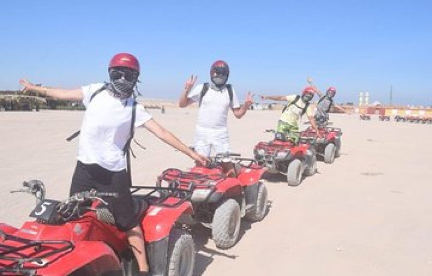 Desert Safari in Hurghada The morning Quad Bike Safari tour lasts 3 hours