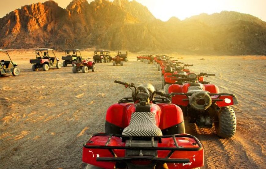 Desert Safari in Hurghada The morning Quad Bike Safari tour lasts 3 hours